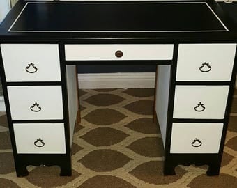Hand Painted Antique Writing Desk