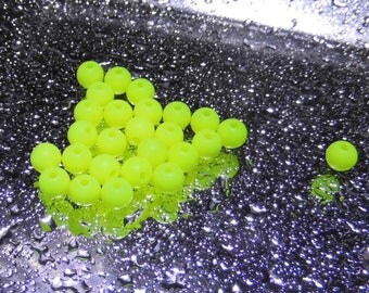 BEADS 6 MM POLARIS yellow (ppj307)