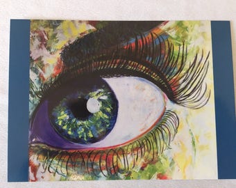 Card postal print reproduction painting oil on canvas