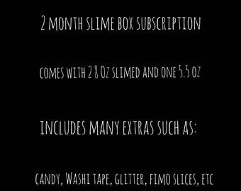 2 Month Slime Box Subscription