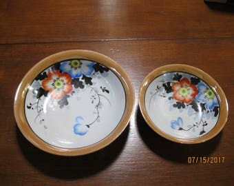 Beautiful Vintage Japanese Lusterware Bowls
