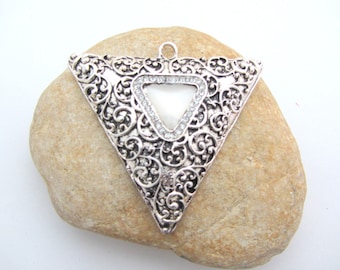 Beautiful, large triangle pendant