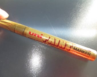 plain pencil marker gold nine PX 20