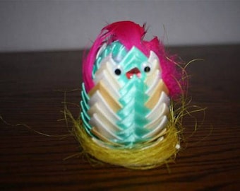 Satin Easter hen