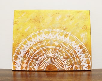 Mandala painting | Etsy