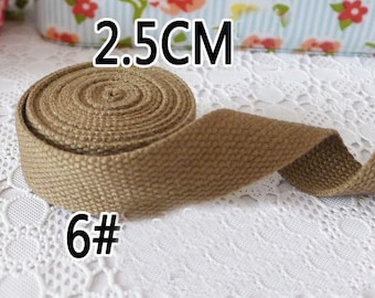Strap cotton 2.5 cm wide No. 6