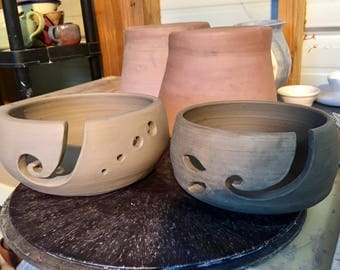Cozy Hand Thrown Yarn Bowls