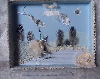 romantic picture: hunting butterflies