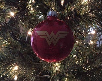 Wonder Woman Christmas Ornaments, Wonder Woman, Christmas Ornaments