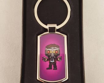 star lord funko keychain