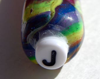 Polymer Clay Handle Crochet Hook-J/10/6.0