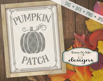 Pumpkin SVG - fall svg - Pumpkin patch svg - autumn svg - pumpkin svg files - pumpkin patch sign svg - Commercial Use svg, dfx, png, jpg