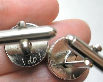 SUMMER SALE Graduation Gifts, Grooms Gift from Bride, Anniversary Gifts for Men, Engravable Cufflinks, Engraved Gifts, Groomsmen Gift, Map