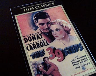 The 39 Steps Recycled VHS Notebook - Spiral Bound
