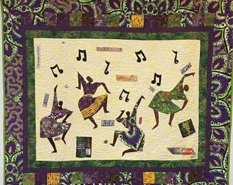 Festival Sale 5 p.m. the day Before Vacation hand quilted art quilt