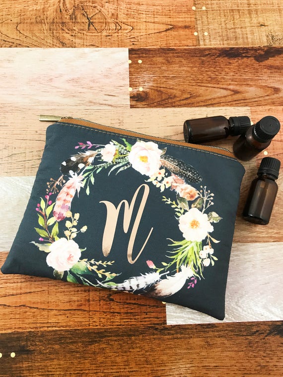 Essential Oil Bag Personalized Essential Oil Bag Monogramed