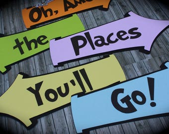 It is a photo of Versatile Oh the Places You'll Go Arrows Printable It's just a picture of Versatile Oh the Places You'll Go Arrows Printable