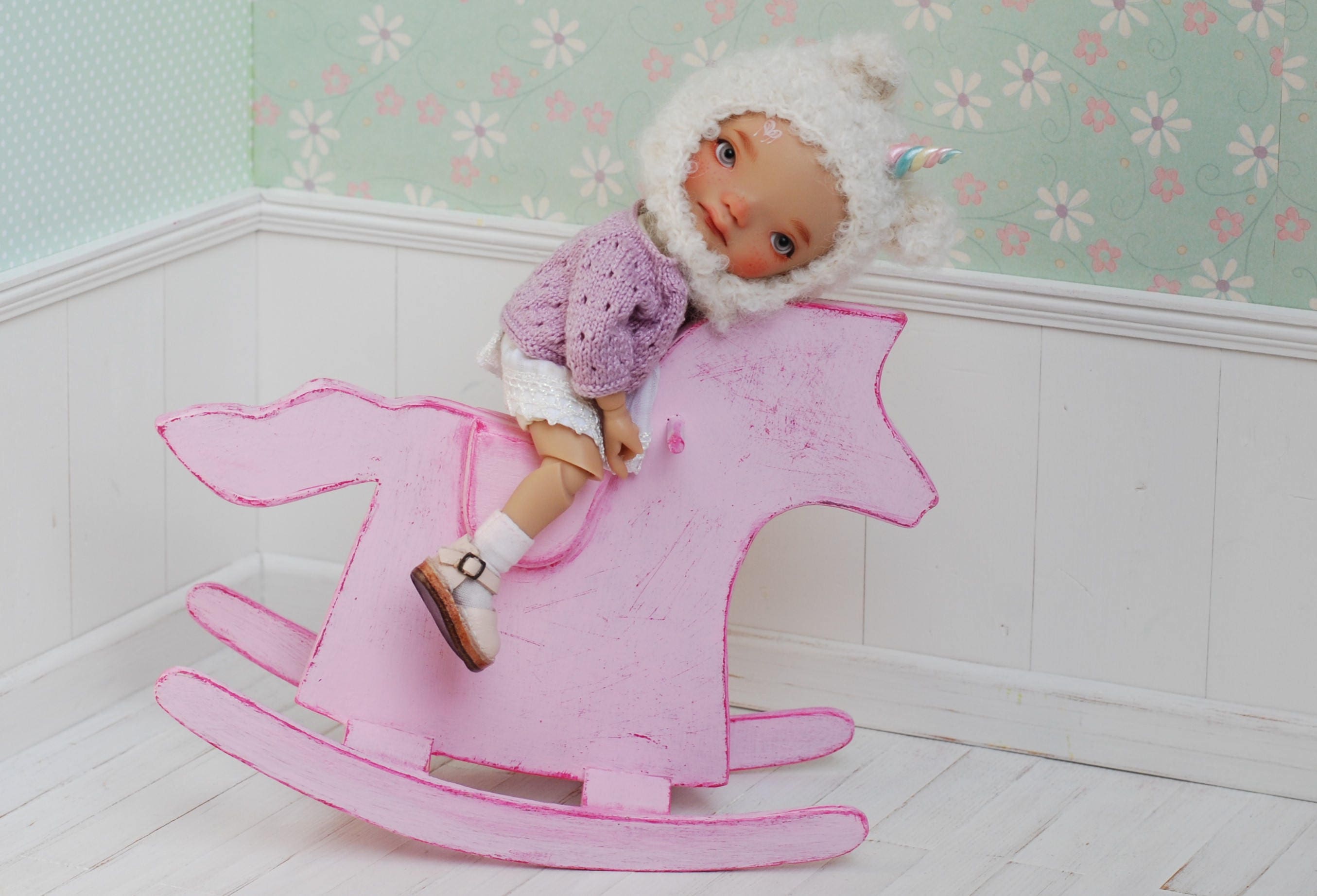 doll rocking horse