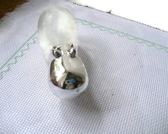 Flower Girl Gift Perfume Bottle, Vintage Perfume Bottle, Hippo, Avon Glass Bottles, Bridesmaid Gift, Bridal Shower Gift, PioneerFundraiser