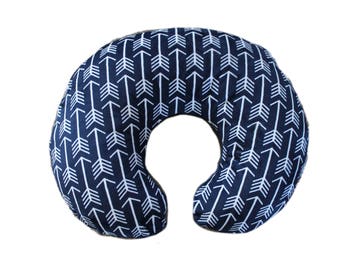 boppy cover-nursing pillow cover-arrows boppy cover-arrows minky cover- Ships Today