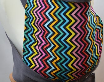 Mei Tai Baby Carrier / Sling / Reversible / Rain-Zig with Grey