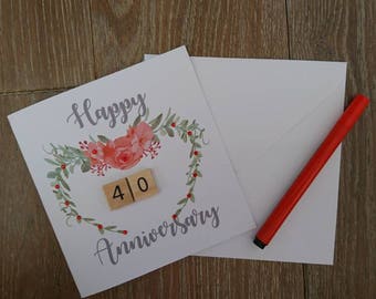 Fresh 55 Un Anniversary Card