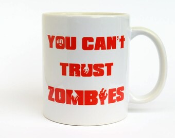 Zombie Mug Ceramic Coffee Cup Funny Mug Gift Office Mug