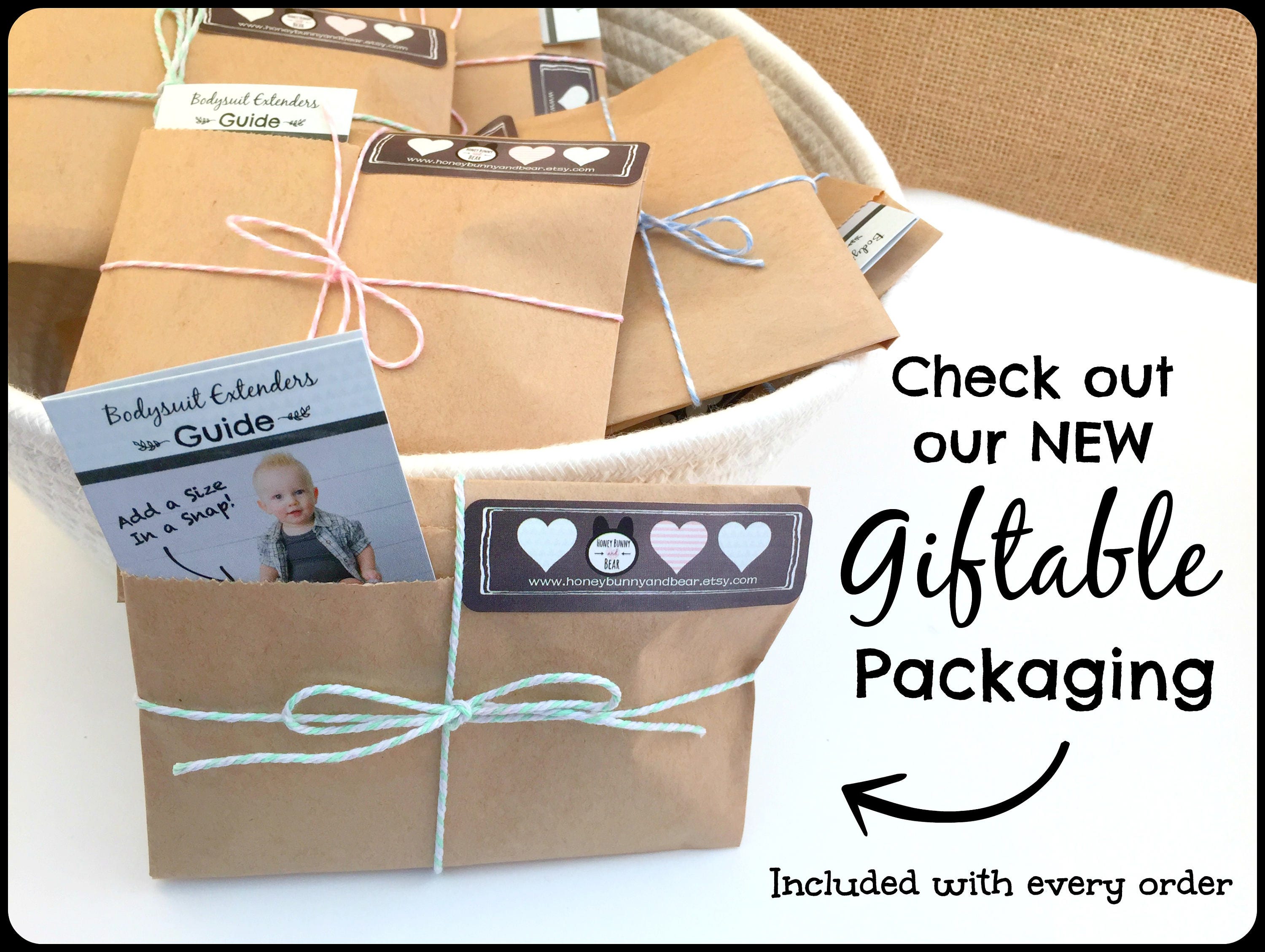 Bodysuit Extenders Lengthen Baby Onesie Add a Size in a