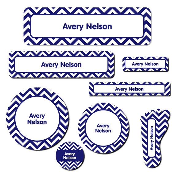 Daycare Label Pack Chevron