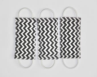 Charcoal Chevron Door Silencer, Door Jammer, Nursery Door Silencer, Door cushion, Door latch cover, baby shower gift, PATENTED LATCHY CATCHY