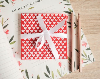 Wedding memory accordion photo album red guestbook Love story book with fabric cover summer party decorations special gift