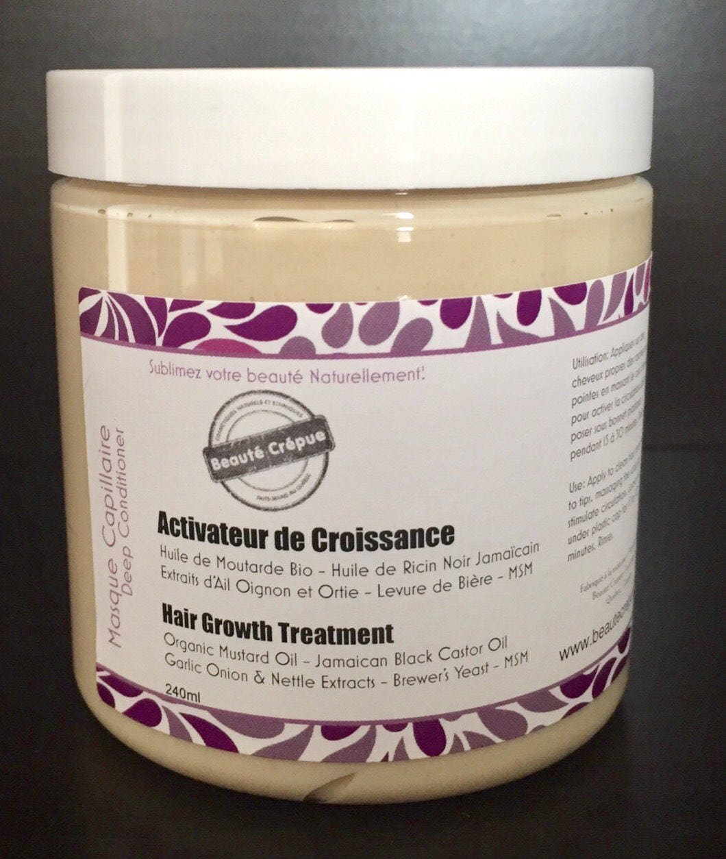 Hair Growth Treatment Masque With Jamaican Black Castor Oil