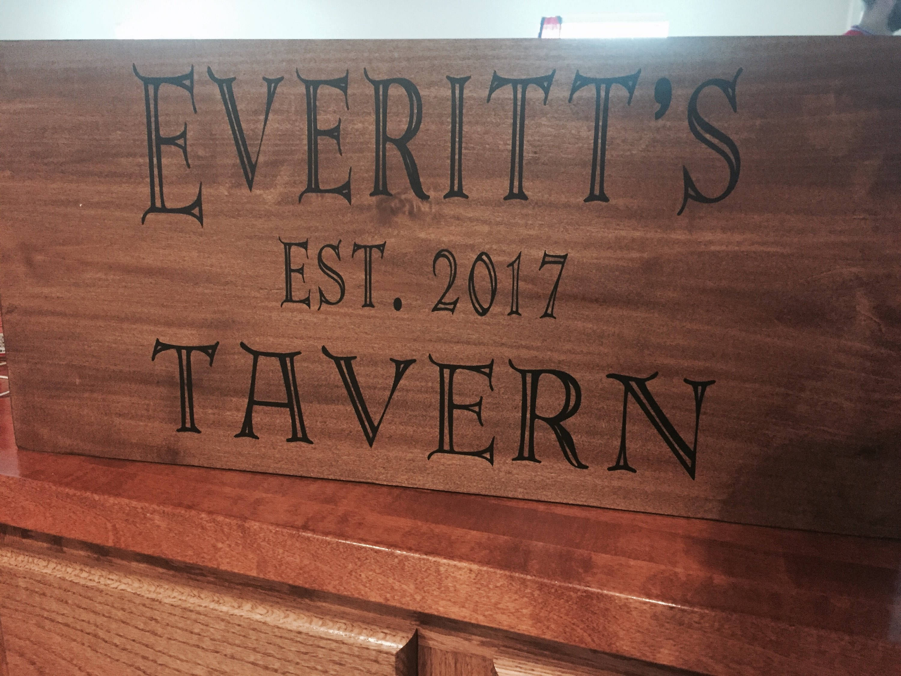 Custom made bar signs