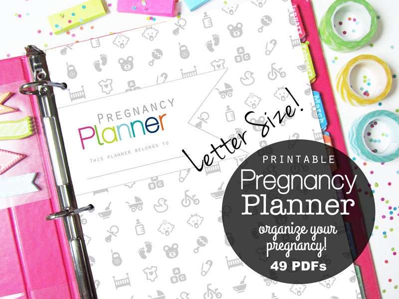 Pregnancy Planner Pregnancy Journal Printable Pages Mom to