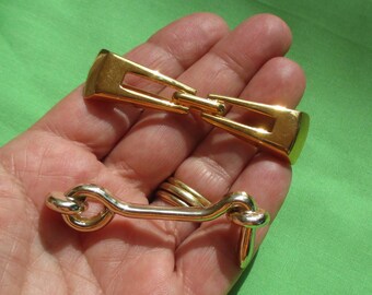 Vintage Bow Shaped Brooch Marked Napier Plus Hook Brooch