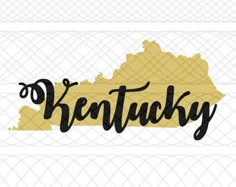 Kentucky outline svg | Etsy