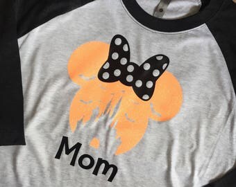 Disney Halloween Shirt, Disney Halloween Family Shirt, Disney Halloween Raglans, Disney Not So Scary Halloween Shirt, Disney Trip Shirts