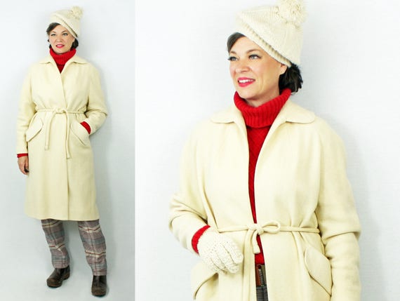 50s Coat / 1950s Coat / 50s Trench / 1950s Trench / Trench