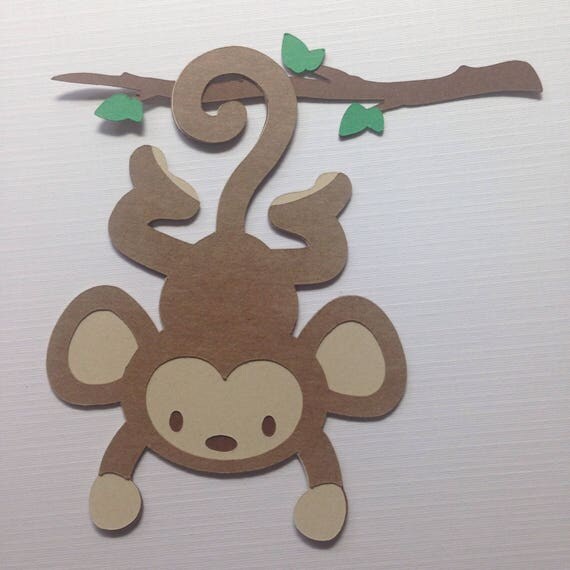 Items similar to Safari Animal Cut Outs ~ Monkey ~ Jungle ...