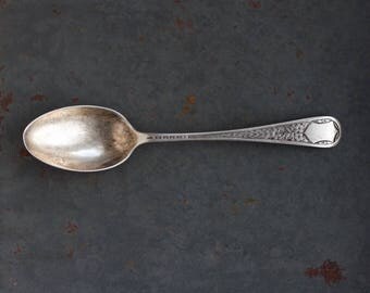 Victorian Sterling Silver Spoon - 1895 Tea Spoon - John Round Sheffield England