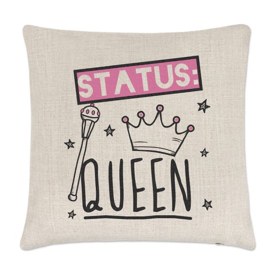 Status: Queen Linen Cushion Cover