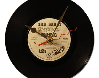 SEX PISTOLS "NO ONE IS INNOCENT" VINYL clock 45tours