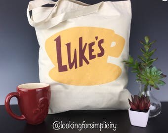 Luke's Diner from Stars Hallow, CT (inspired by the show Gilmore Girls) Light Weight Tote Bag
