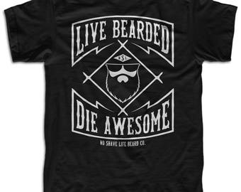 live bearded t shirt