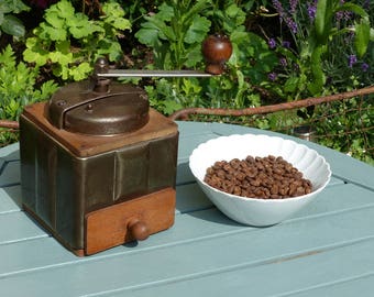 Vintage French Coffee Grinder - Peugeot Freres - Art Deco Coffee Grinder - Industrial Coffee Grinder - Moulin à Café - French Kitchen