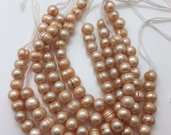 Champagne colored pearls | Etsy