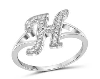 Letter h ring | Etsy