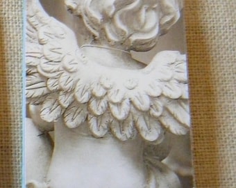 Bookmark / bookmark pattern back Angel - Dimensions 17 x 5 cm