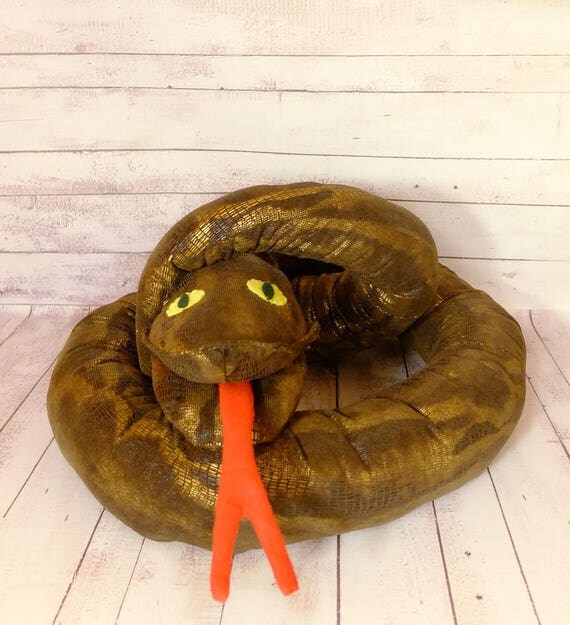 large snake stuffed animal