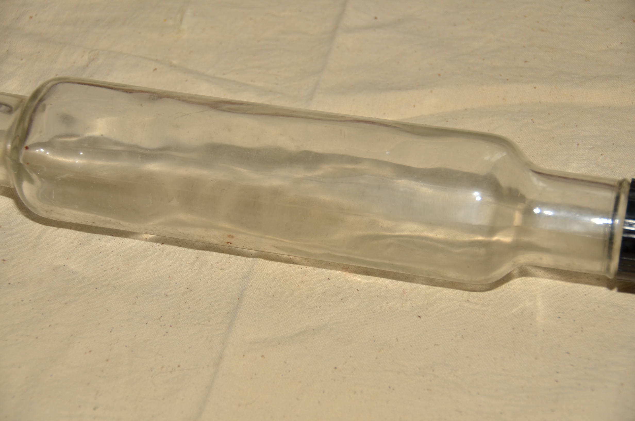 antique glass rolling pin antique rolling pin jar clear glass